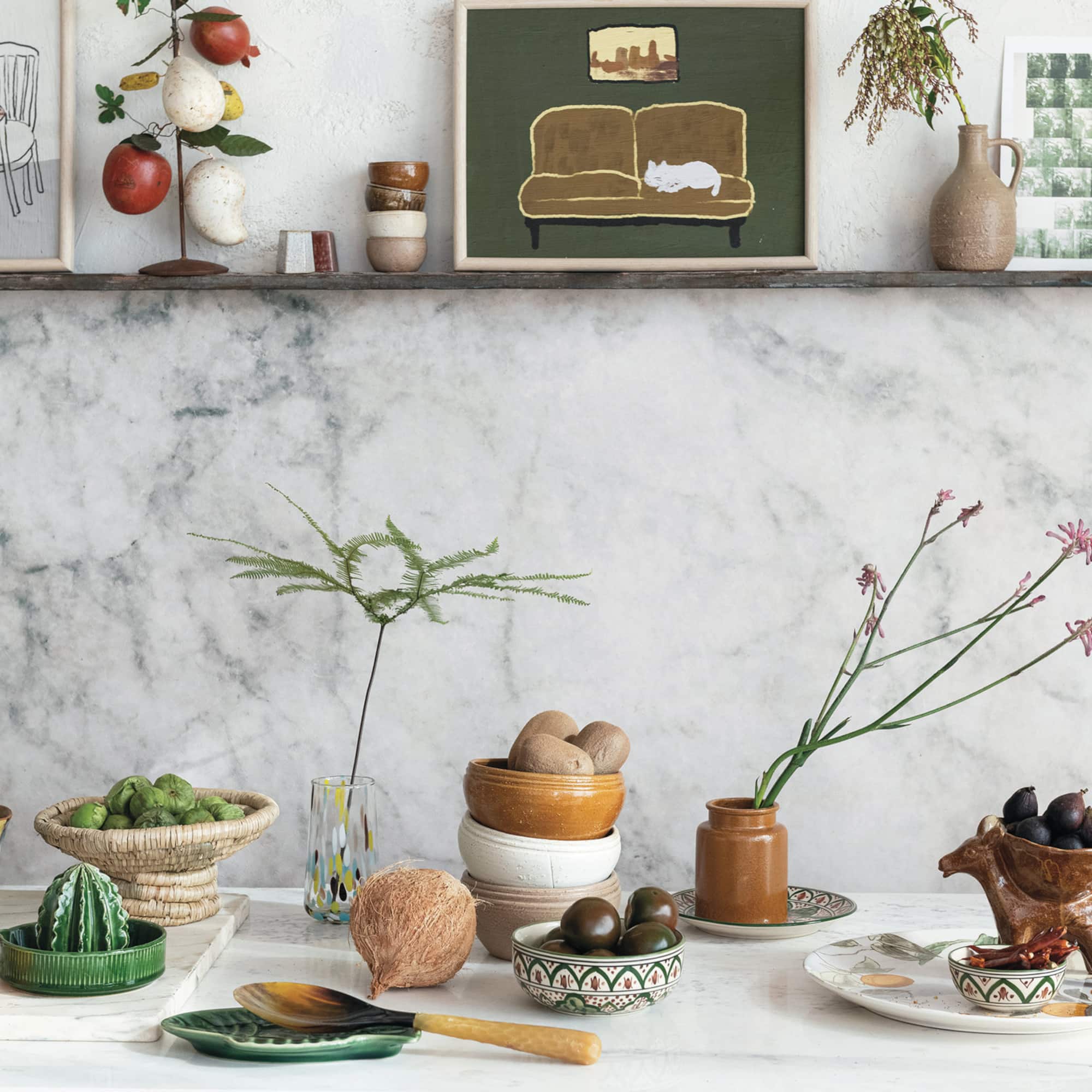 Hello Honey Rustic Reactive Glaze Stoneware Jars, 4ct.